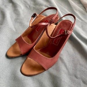 Cole Haan Brown Slingback Heels